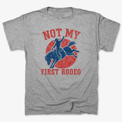 Not My First Rodeo-Men's T-Shirt-Gray Heather