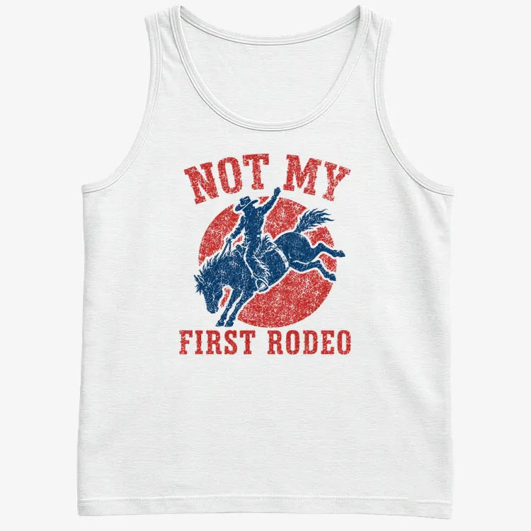 Not My First Rodeo-Men's Tank Top-White