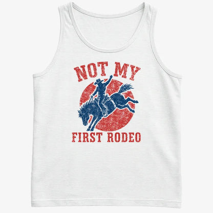 Not My First Rodeo-Men's Tank Top-White