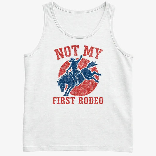 Not My First Rodeo-Men's Tank Top-White