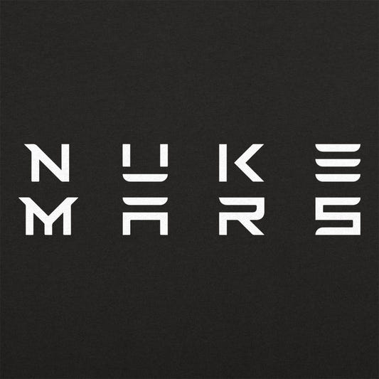 Nuke Mars Terraforming Space Meme graphic tee design