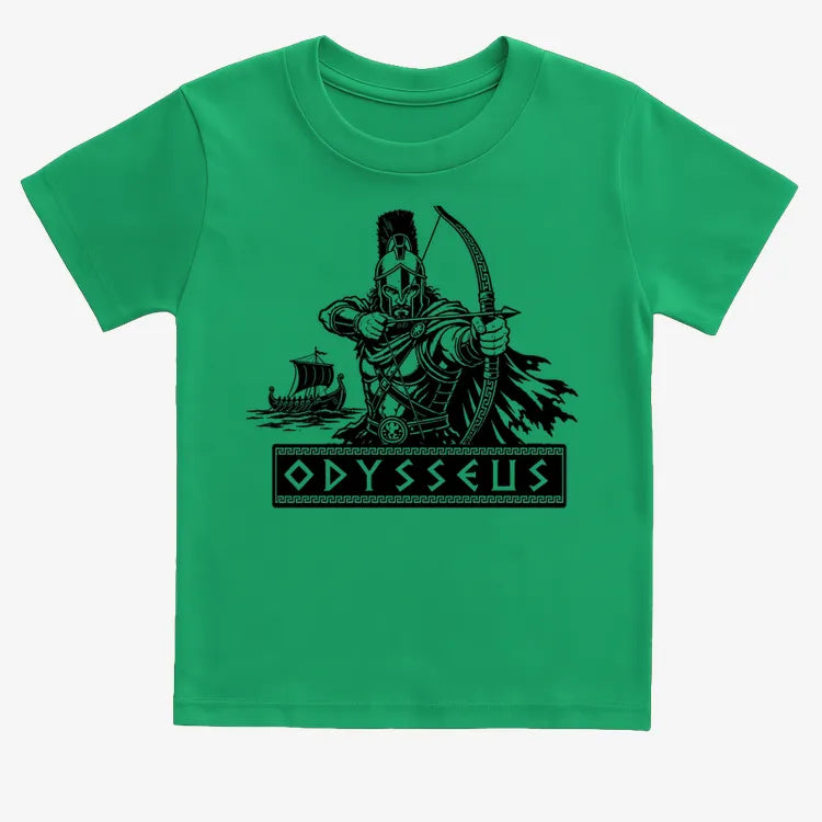Odysseus Odyssey Design-Kids T-Shirt-Green