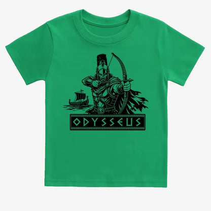 Odysseus Odyssey Design-Kids T-Shirt-Green
