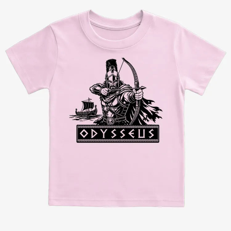 Odysseus Odyssey Design-Kids T-Shirt-Pink