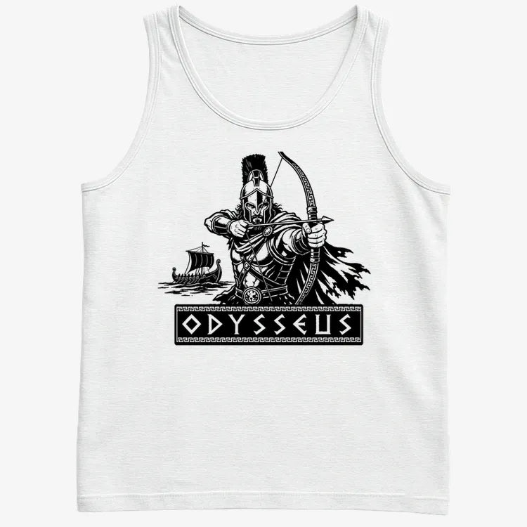 Odysseus Odyssey Design-Men's Tank Top-White