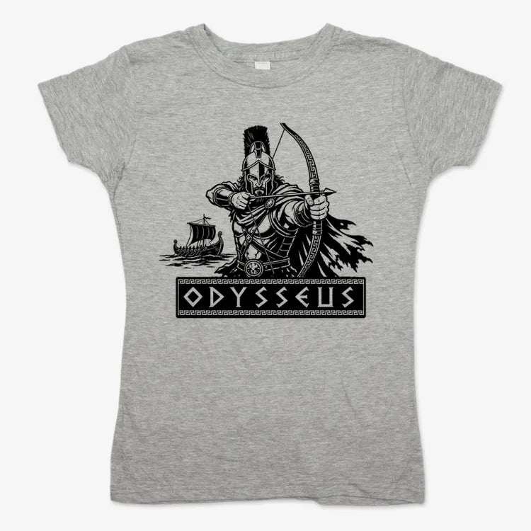 Odysseus Odyssey Design-Women's T-Shirt-Gray Granite