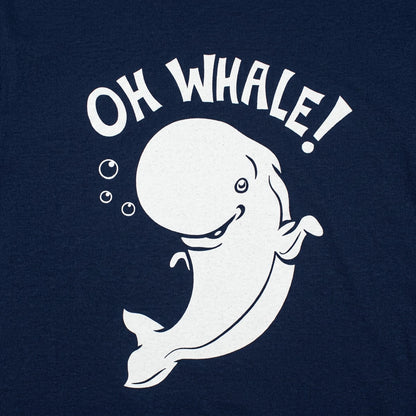 Oh Whale! Cute Cartoon Whale Pun detail