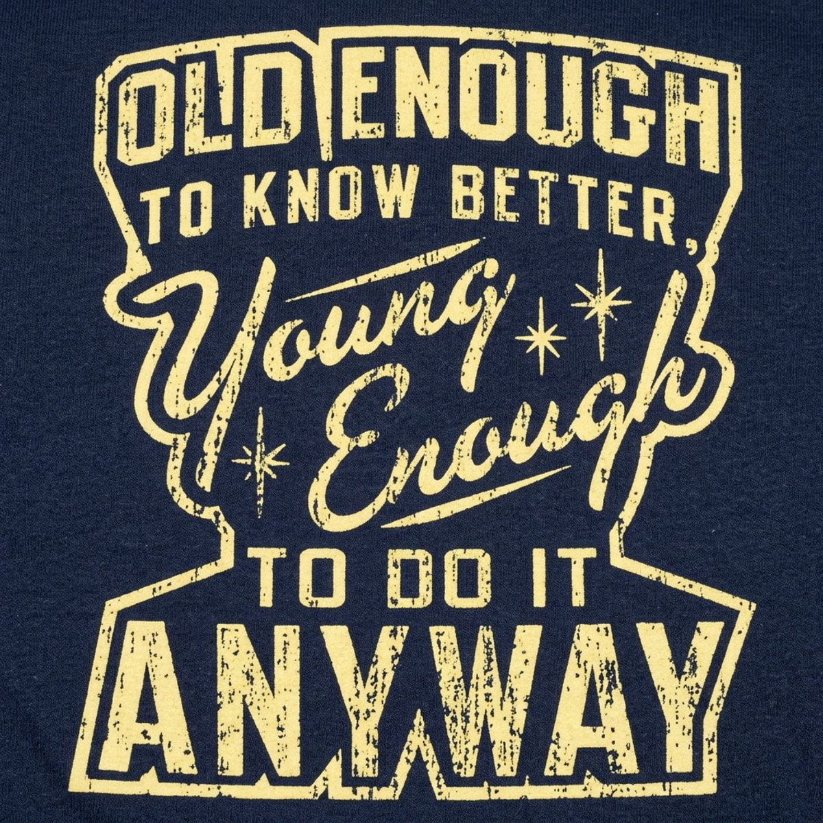 Old Enough Young Enough detail