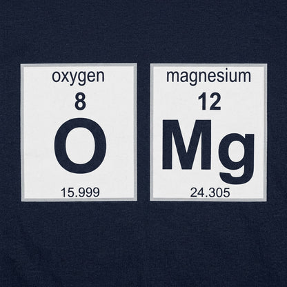 OMG Elements Oxygen and Magnesium Periodic Table Pun detail