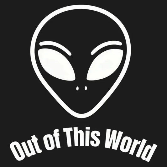 Out of This World Alien Graphic tee design