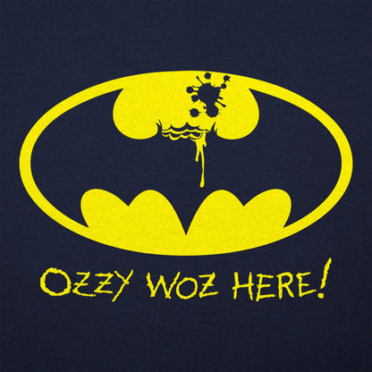 Ozzy Woz Here Bitten Bat Symbol