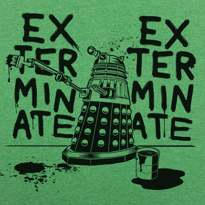 Paint Exterminate Robot Graffiti