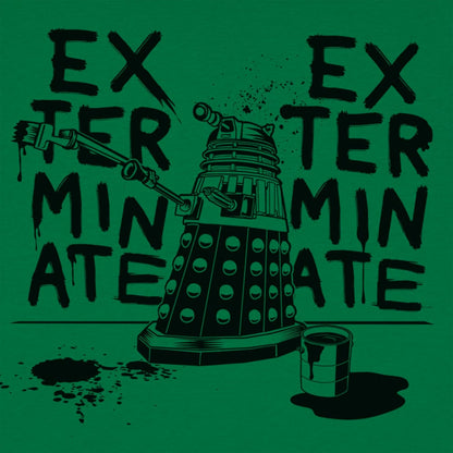 Paint Exterminate Robot Graffiti
