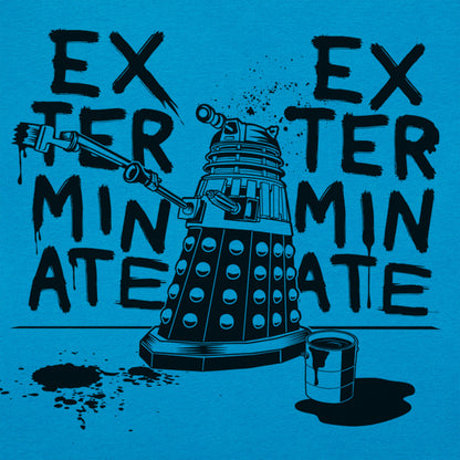 Paint Exterminate Robot Graffiti