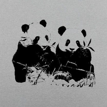 Pandamonium Two Pandas Eating Bamboo