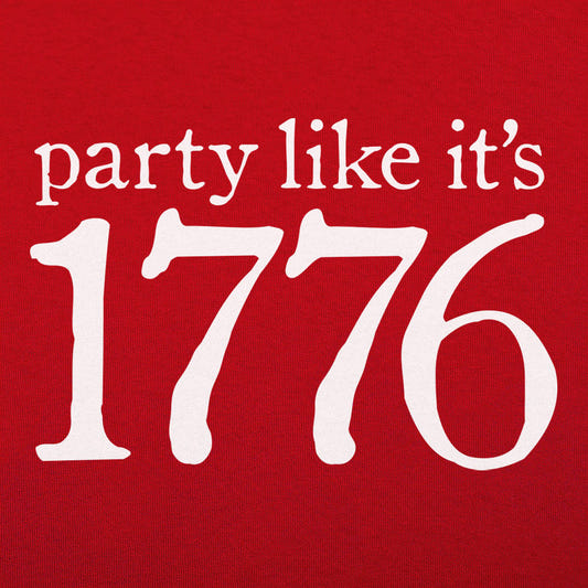 Party Like It's 1776 Fourth of July Independence Day graphic tee design