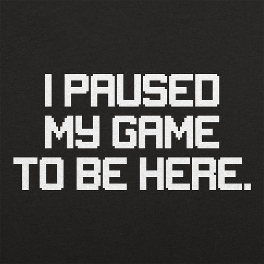 Paused My Game - 6DollarShirts