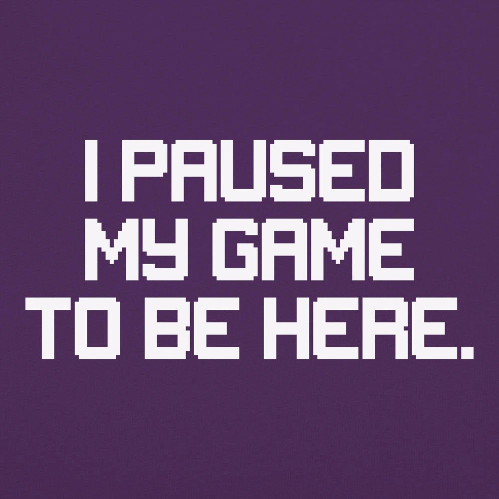 Paused My Game