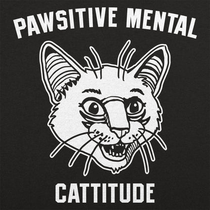 Pawsitive Mental Cattitude Wild Eyed Cat Face