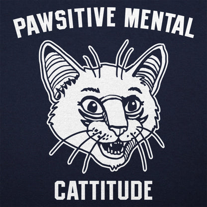 Pawsitive Mental Cattitude Wild Eyed Cat Face