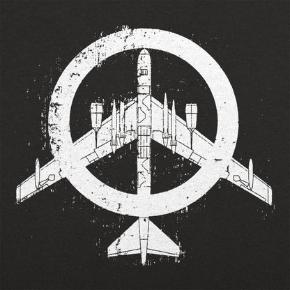 Peace Bomber Fighter Jet Peace Sign