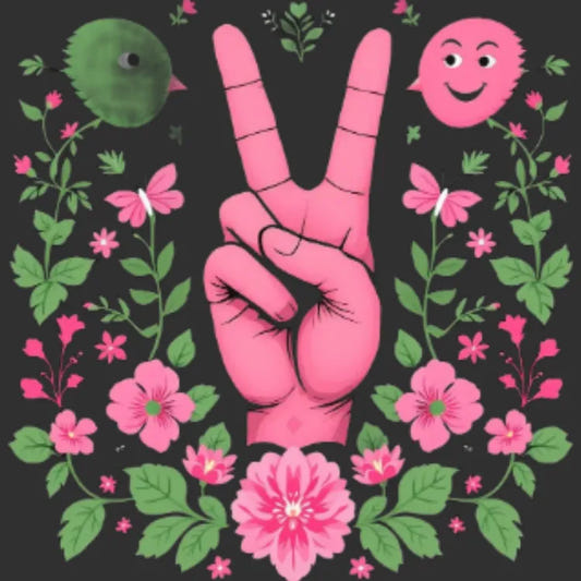 Peaceful Bloom Vibes Tee graphic tee design