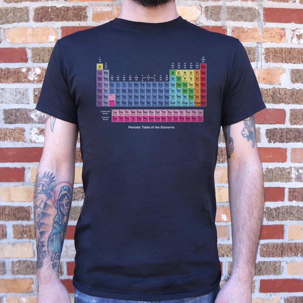 Periodic Table Full Color - 6DollarShirts