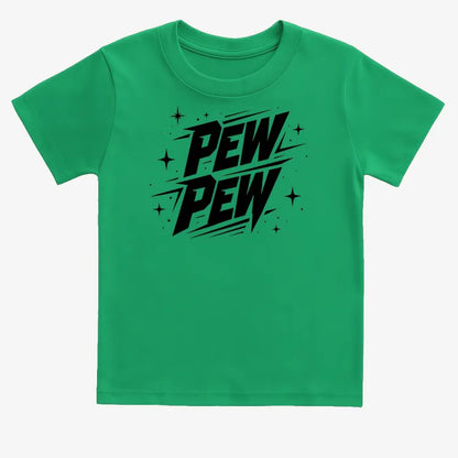 PEW PEW-Kids T-Shirt-Green
