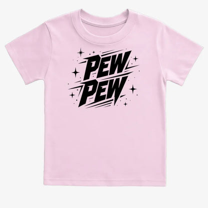 PEW PEW-Kids T-Shirt-Pink