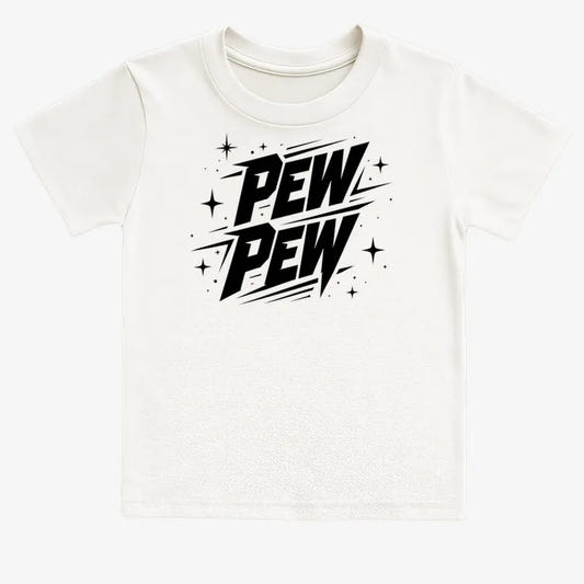 PEW PEW-Kids T-Shirt-White