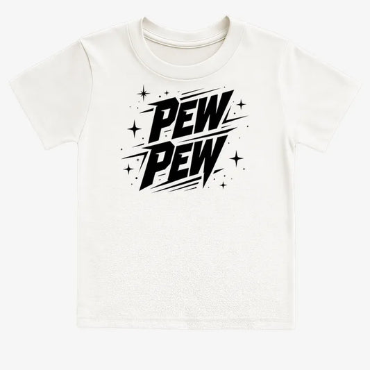 PEW PEW-Kids T-Shirt-White
