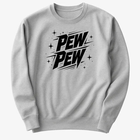 PEW PEW-Sweater-Gray Heather