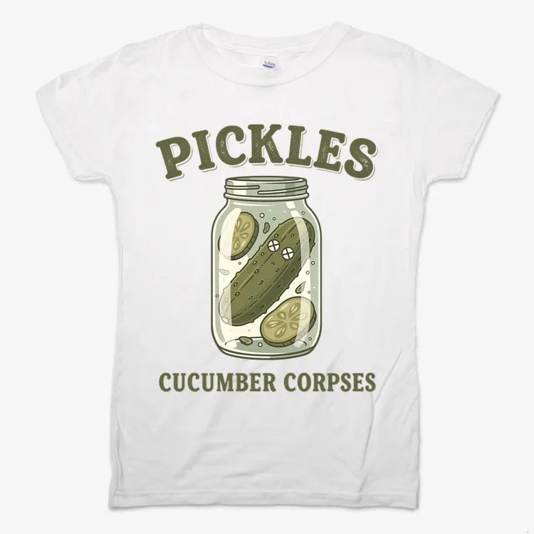 Pickles Are Cucumber Corpses T-Shirt-Women's T-Shirt-Snow