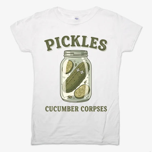 Pickles Are Cucumber Corpses T-Shirt-Women's T-Shirt-Snow