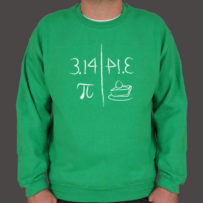 Pi Mirrors Pie 3.14 Symbol and Slice of Pie