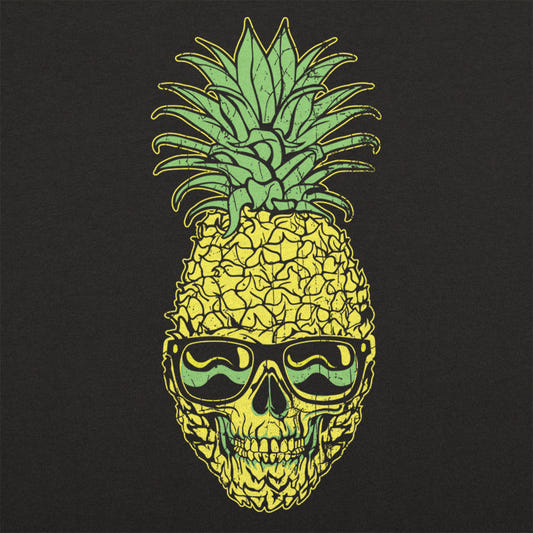Pineapple Skull Wearing Sunglasses graphic tee design