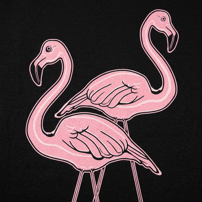 Pink Flamingos Plastic Lawn Ornaments detail