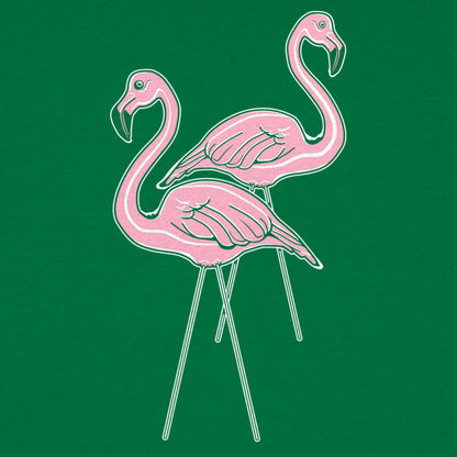 Pink Flamingos Plastic Lawn Ornaments
