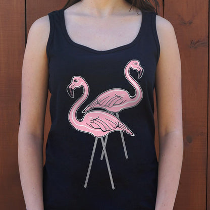 Pink Flamingos Plastic Lawn Ornaments