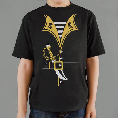 Pirate Costume with Sword and Skull Collar