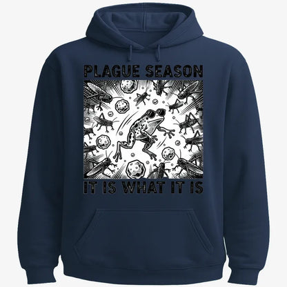 Plague Season: It Is What It Is-Hoodie-Navy Blue