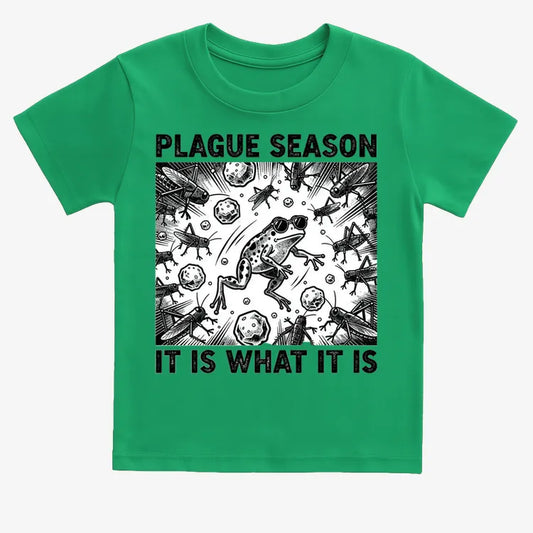 Plague Season: It Is What It Is-Kids T-Shirt-Green
