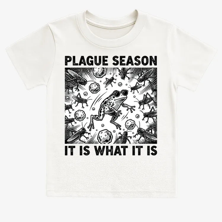 Plague Season: It Is What It Is-Kids T-Shirt-White