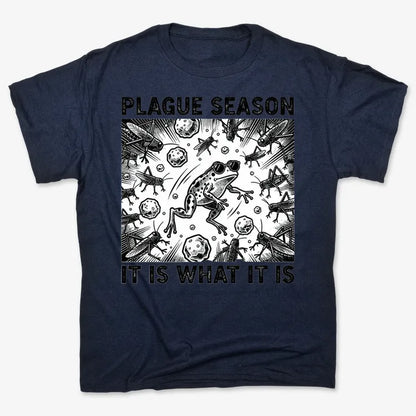 Plague Season: It Is What It Is-Men's T-Shirt-Navy Blue