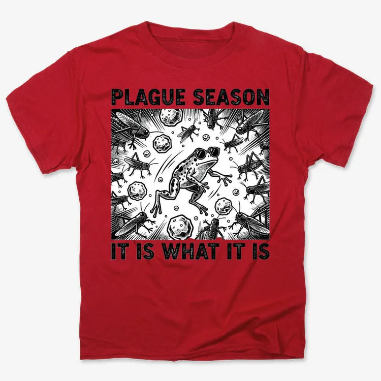 Plague Season: It Is What It Is-Men's T-Shirt-Red