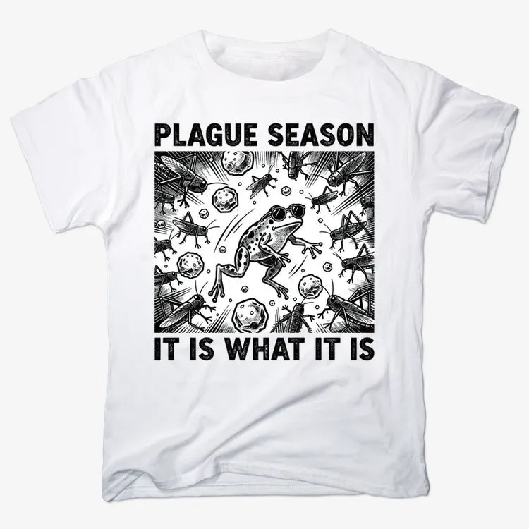 Plague Season: It Is What It Is-Men's T-Shirt-White