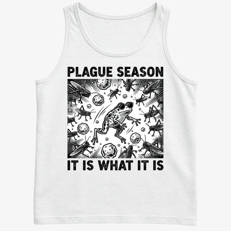 Plague Season: It Is What It Is-Men's Tank Top-White