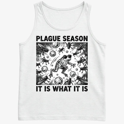 Plague Season: It Is What It Is-Men's Tank Top-White