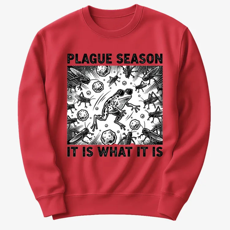 Plague Season: It Is What It Is-Sweater-Red