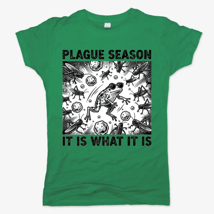 Plague Season: It Is What It Is-Women's T-Shirt-Lucky Green
